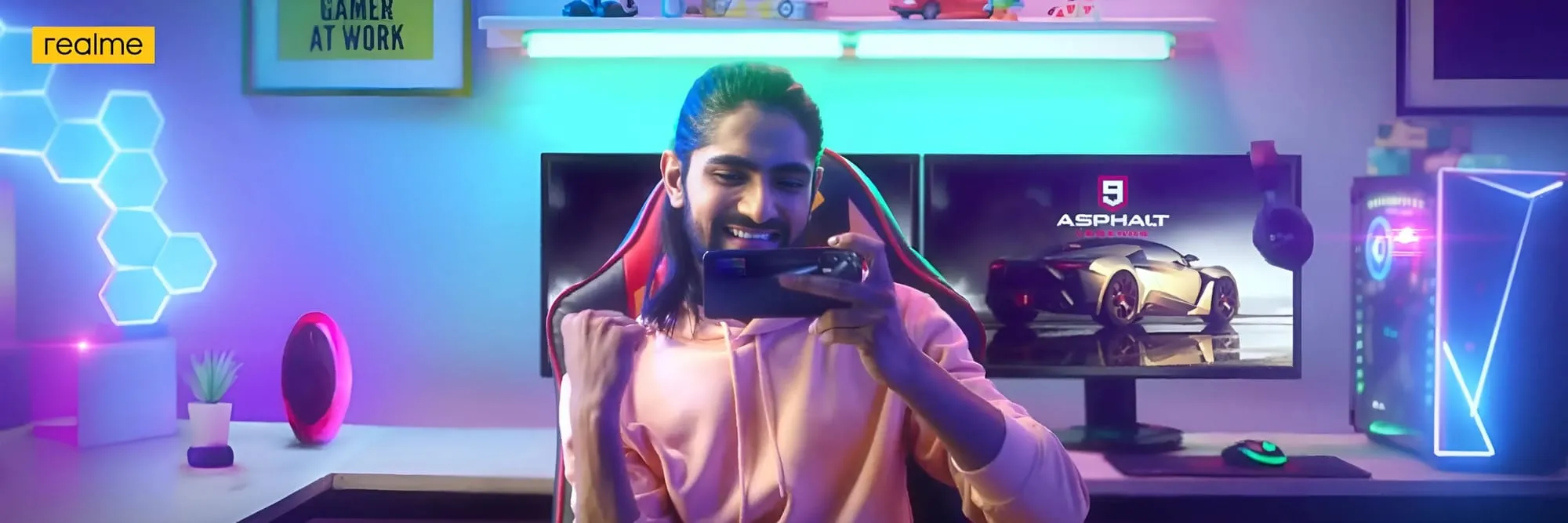 Realme X7 Max 5G – Asphalt 9 Collaboration, still from the film
